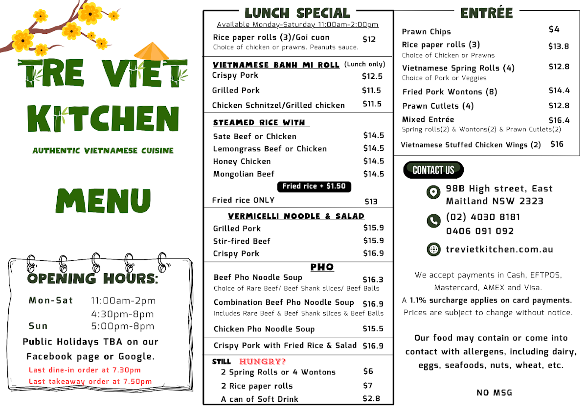 Menu Tre Viet Kitchen-1